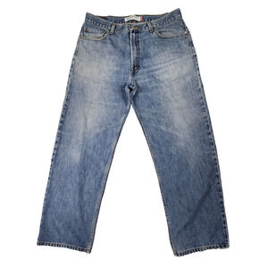 Levi's 550 Relaxed Fit Jeans Mens 36x30 Light Wash Straight Leg Y2K